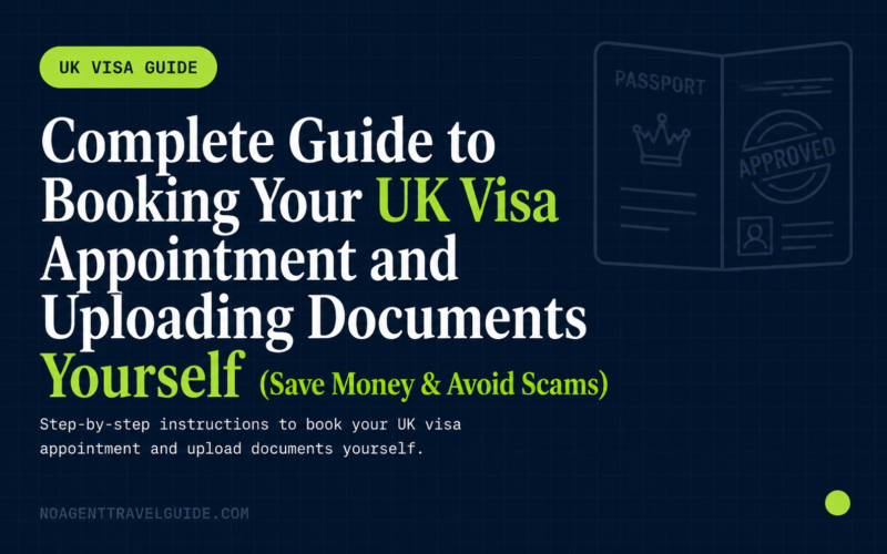 Complete Guide to Booking Your UK Visa Appointment and Uploading Documents Yourself (Save Money & Avoid Scams)